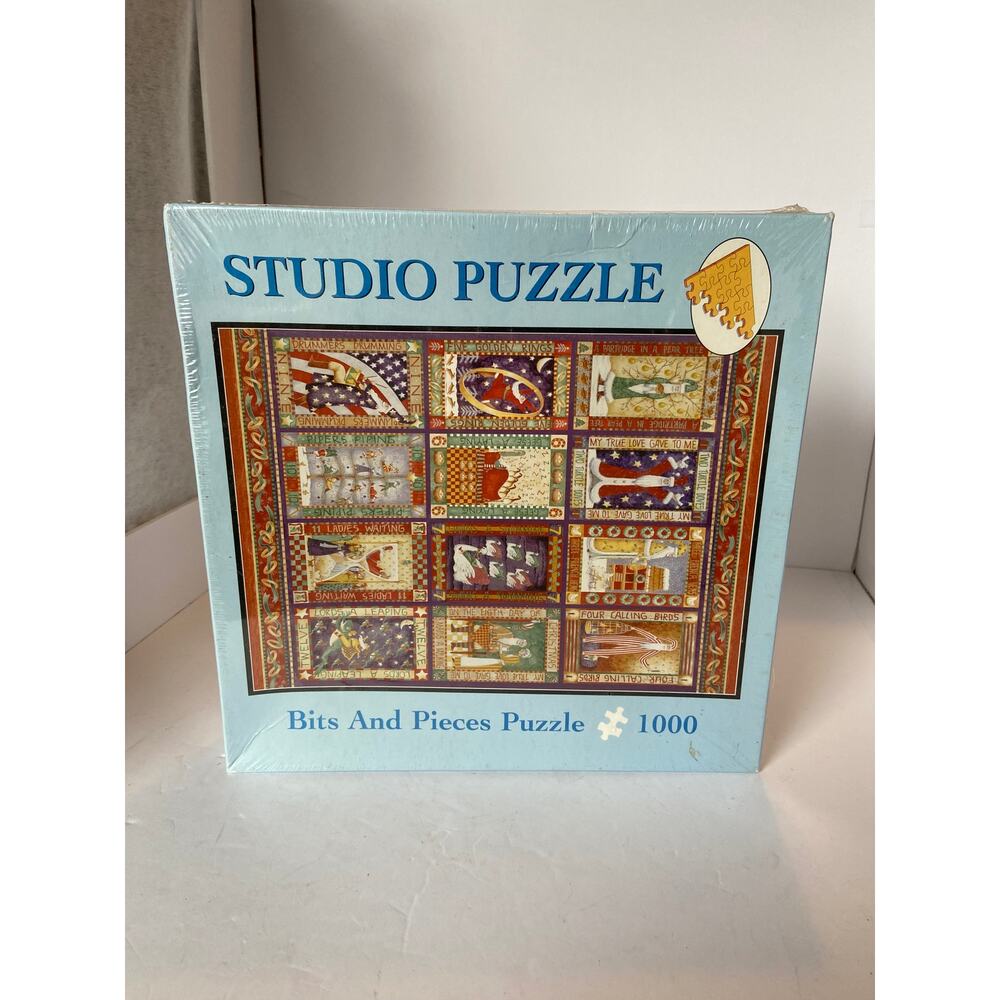 Studio Puzzle Bits and Pieces Carol Endres Twelve Days of Christmas 2003 NOS